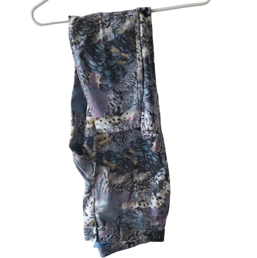 Simply Vera, Vera Wang multi colored skinny jeans size 8 2 pocket denim blue pin